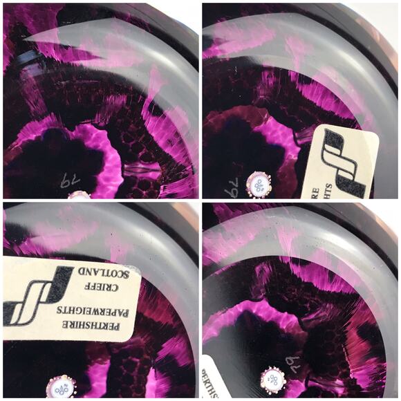 Perthshire PP219 2000 Magnum Flower & Cane Millefiori Lampwork Paperweight Cert - Picture 12 of 16